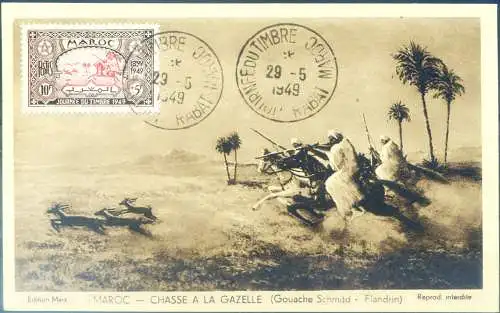 Tag der Briefmarke. Maximum 1949.