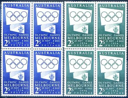 Sport. Olympische Spiele 1954-1955 in Melbourne.