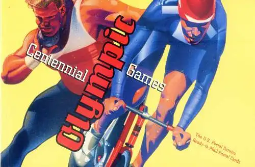 Sport. Olympische Spiele 1996 in Atlanta. Offizielles mailready-to-mail Kartenset (noch geschlossen).
