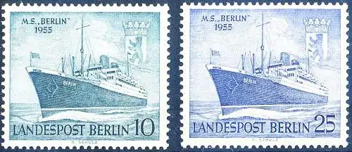 Passagierschiff Berlin 1955.