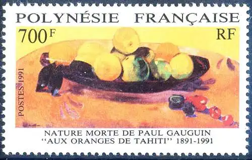 100. der Ankunft von Paul Gauguin 1991.