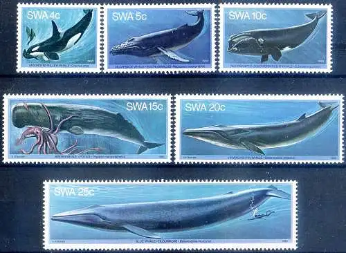 Fauna. Wale 1980.