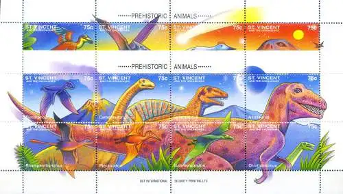 Dinosaurier 1994. 9 Emissionen.
