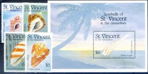 Grenadinen. Muscheln 1993.