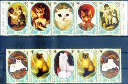 Internationales Jahr der Kindheit 1981. Katzen.