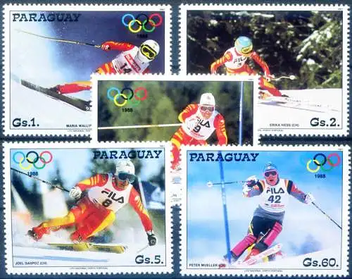 Sport. Olympische Spiele 1987 in Calgary.