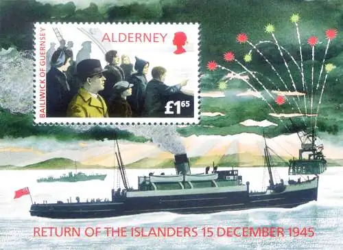 Alderney. Zweiter Weltkrieg 1995.