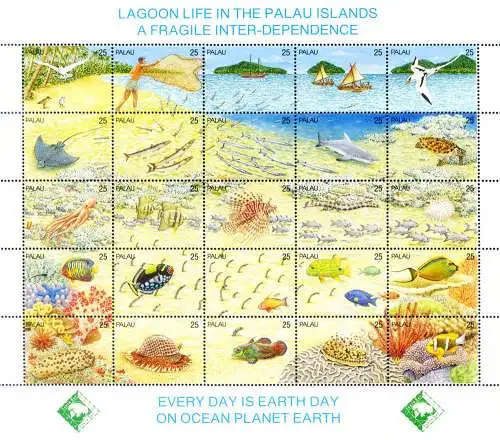 Flora und Fauna der Lagunen 1990.