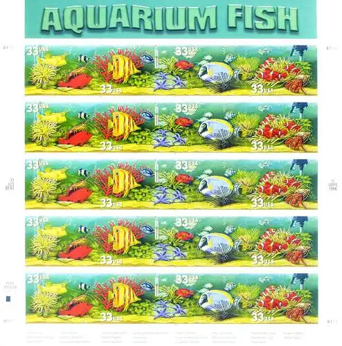 Fauna. 1999 Aquarienfische.