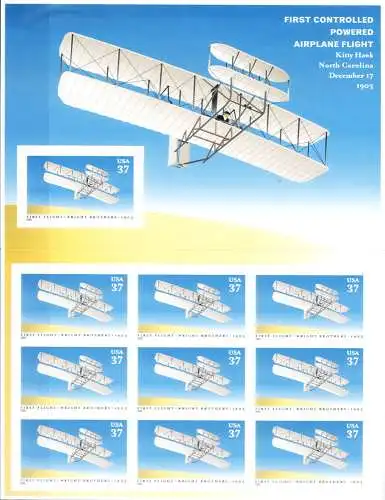 Doppeldecker der Gebrüder Wright 2003.