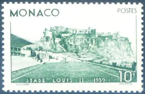 Stadion Louis II 1939.