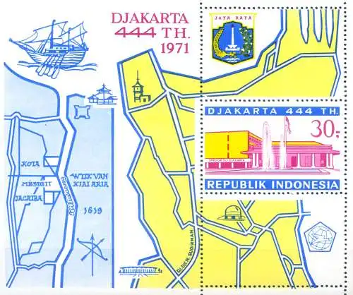 Jakarta, 444. Jahrestag 1971.