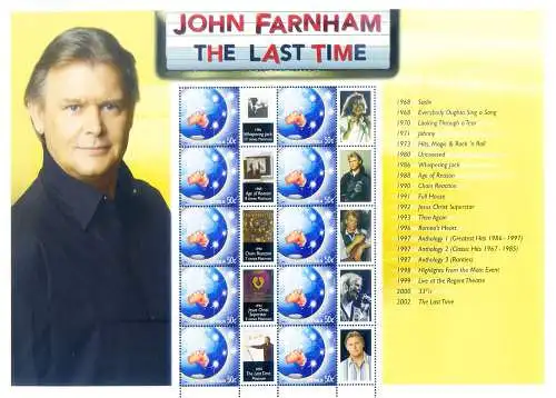 Musik. John Farnham 2003.