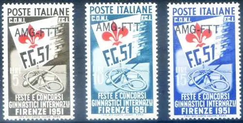 Zone A. Ginnici Spiele von Florenz 1951.