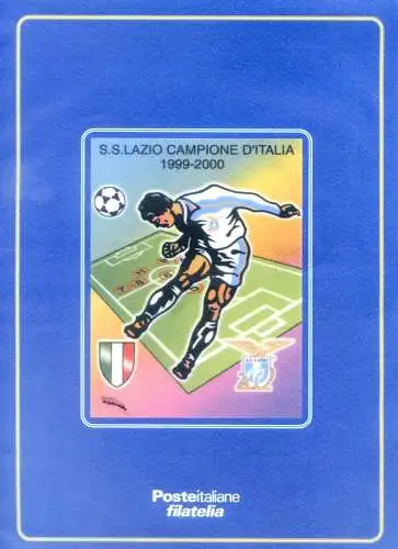 Sport. Fußball 2000. Lazio Champion. Ordner.