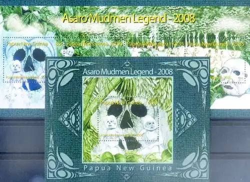 Legende von Asaro Mudmen 2008.