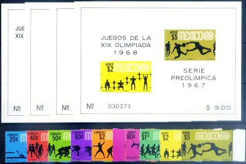 Sport. Olympische Spiele in Mexiko-Stadt 1967.