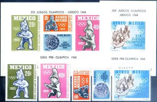 Sport. Olympische Spiele in Mexiko-Stadt 1965.