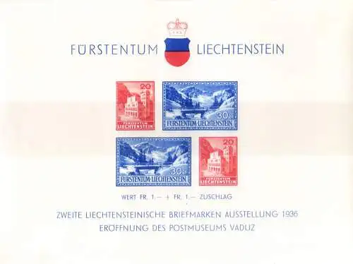 Ausstellung in Vaduz 1936.