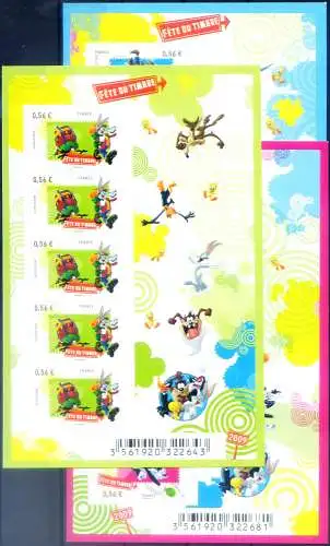 Cartoons. Looney Tunes 2009. 3 Minischalen
