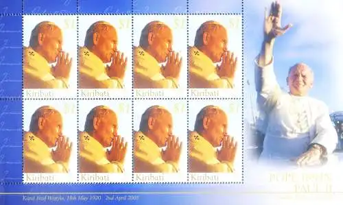 Johannes Paul II. 2005. Minifloglio.