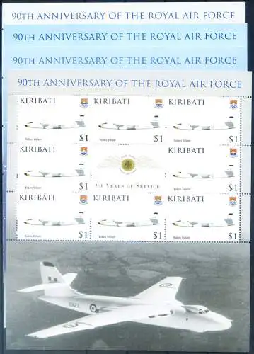 Royal Air Force 2008. 4 Minipacks.