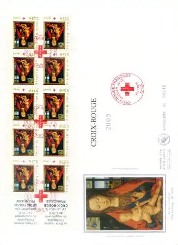 Rotes Kreuz 2005. Heft. FDC.