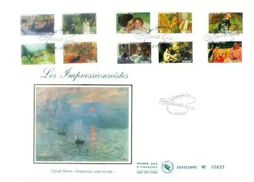 Impressionistische Maler 2006. FDC.