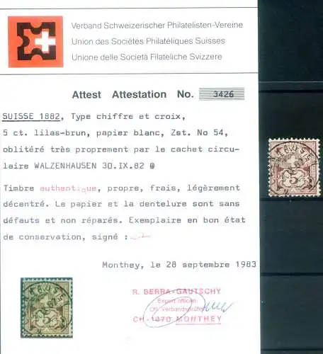 Ziffer und Kreuz 1882.