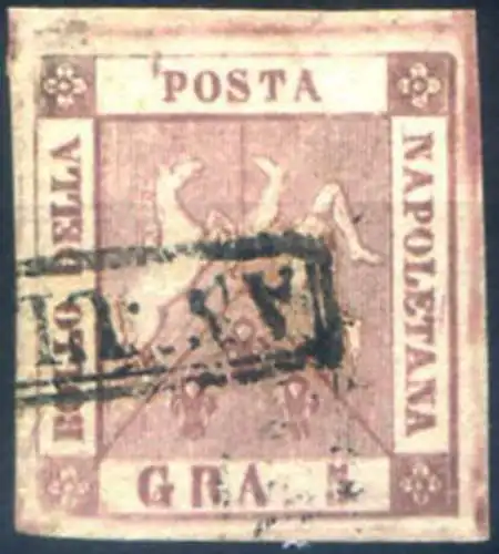 Neapel. Wappen 5 gr. 1858. Gebraucht.