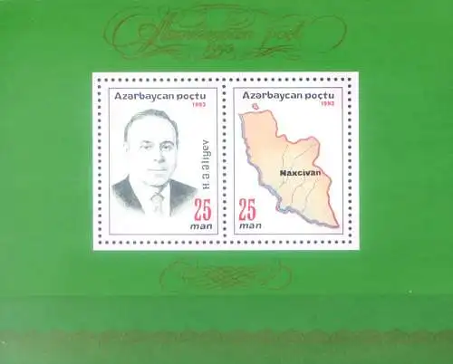 Präsident und Landkarte 1993.
