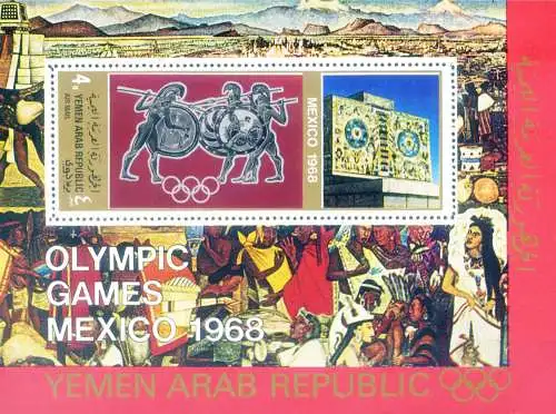 Sport. Olympische Spiele 1968 in Mexiko-Stadt.
