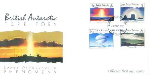 Wetterphänomene 1992. FDC.