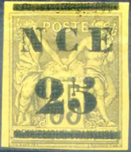 Frieden und Handel. 25 S. von 35 C. (1881-1883). Zungenhaft.