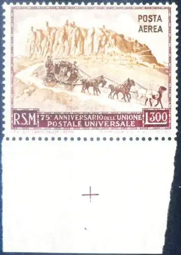 UPU 300 Lire 1951.