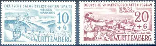 Württemberg. Sport. Ski 1949.