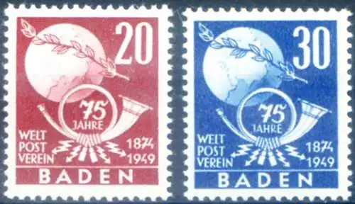 Baden. UPU 1949.
