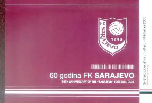 Sport. Fußball 2006. F.K. Sarajevo. Heft.