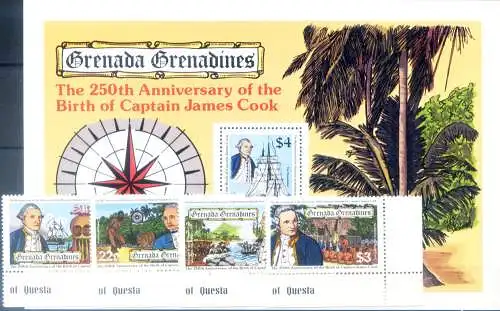 Grenadinen. James Cook 1978.