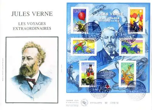 Jules Verne 2005. FDC.