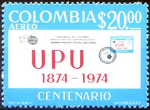 UPU. Hundertjahrfeier 1974.