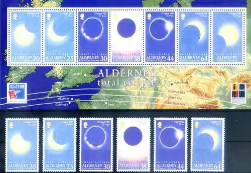 Alderney. Sonnenfinsternis 1999.