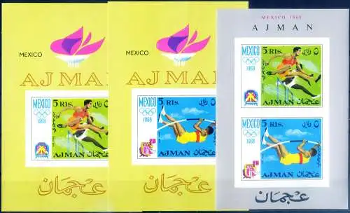 Ajman. Sport. Olympische Spiele 1968 in Mexiko-Stadt.