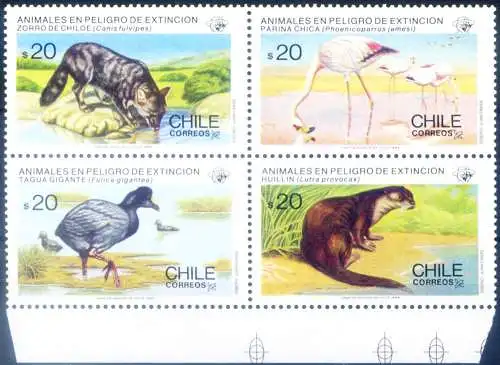 Geschützte Tierwelt 1985.