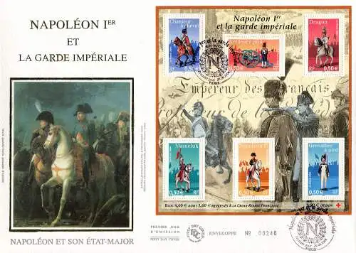 Napoleon und die kaiserliche Garde 2004. FDC.