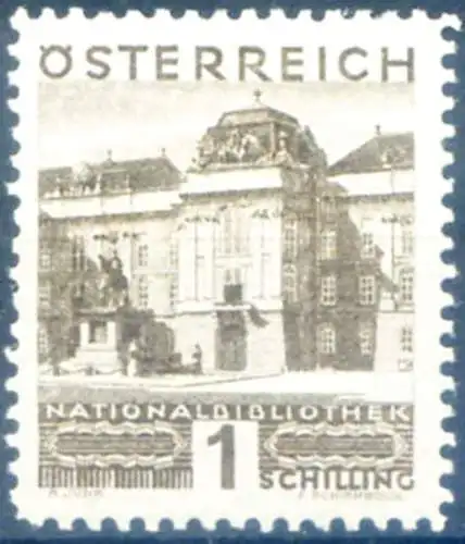 Nationalbibliothek 1929. Zungenhaft.