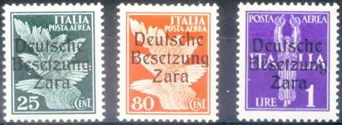 Zara. 3 Exemplare 1943. Zungenbrecher.