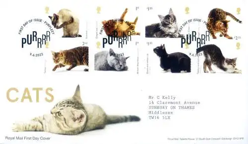 Fauna. Katzen 2022. FDC.