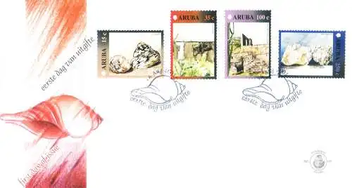 Aruba. Komplettes Jahr 2001. FDC.