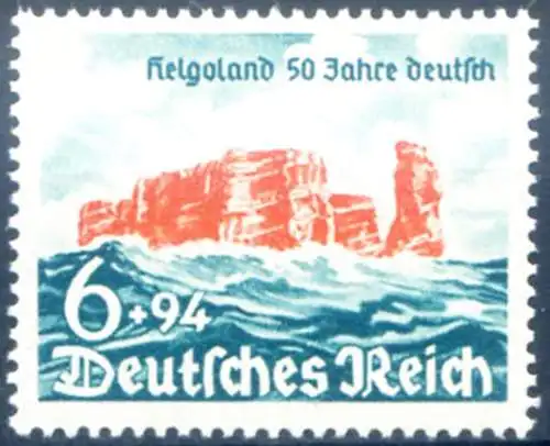 Wiederanschluss des Helgoland 1940.